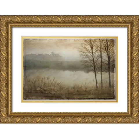 Daybreak I Gold Ornate Wood Framed Art Print with Double Matting by Clark, Madeline