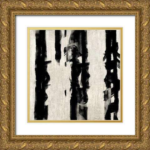 Here and Now III Gold Ornate Wood Framed Art Print with Double Matting by Hansen, Max