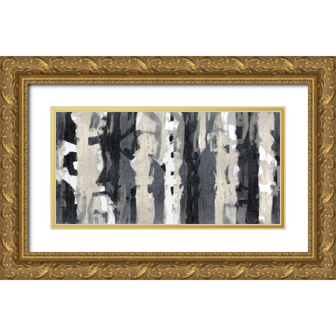 Crossroads Gold Ornate Wood Framed Art Print with Double Matting by Hansen, Max