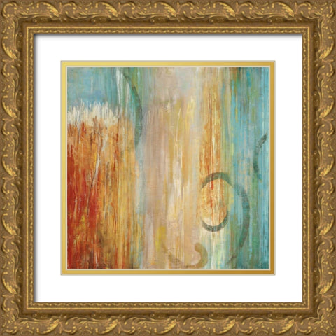 Perennial II Gold Ornate Wood Framed Art Print with Double Matting by Hansen, Max