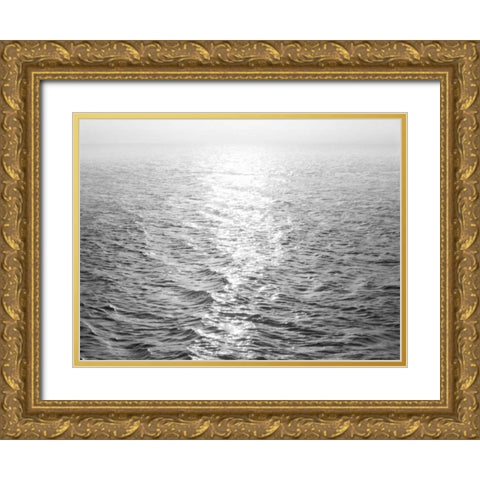 Open Sea II Gold Ornate Wood Framed Art Print with Double Matting by Olsen, Maggie