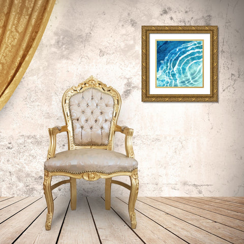 Ripple Reflection I Gold Ornate Wood Framed Art Print with Double Matting by Olsen, Maggie