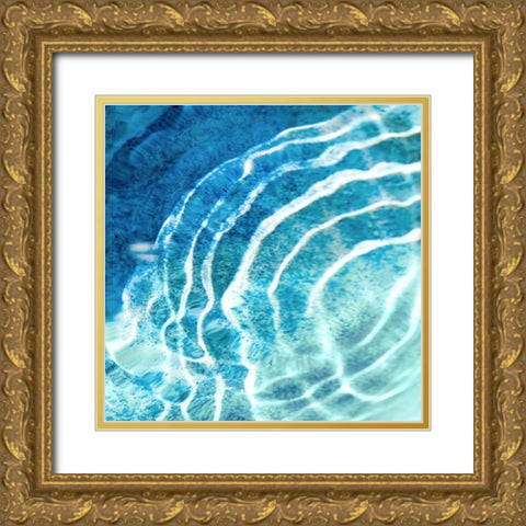 Ripple Reflection I Gold Ornate Wood Framed Art Print with Double Matting by Olsen, Maggie