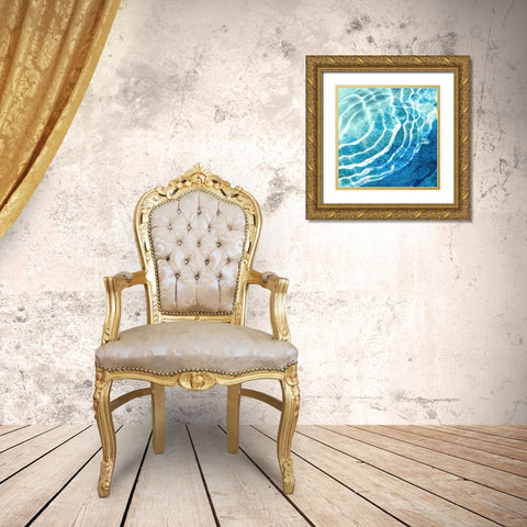 Ripple Reflection II Gold Ornate Wood Framed Art Print with Double Matting by Olsen, Maggie