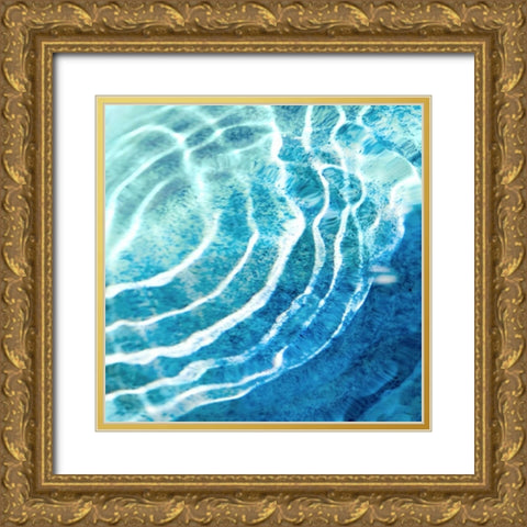 Ripple Reflection II Gold Ornate Wood Framed Art Print with Double Matting by Olsen, Maggie