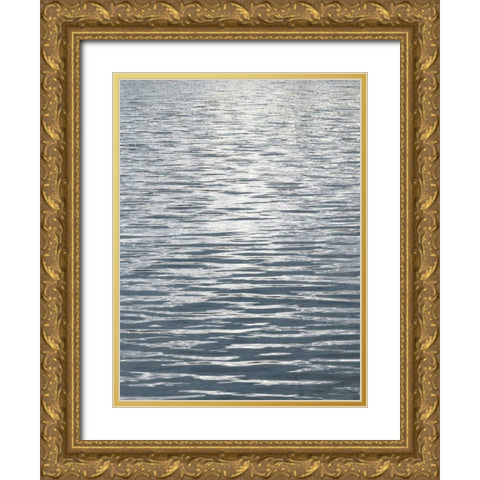 Ocean Current II Gold Ornate Wood Framed Art Print with Double Matting by Olsen, Maggie