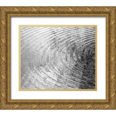 Ripples I Gold Ornate Wood Framed Art Print with Double Matting by Olsen, Maggie