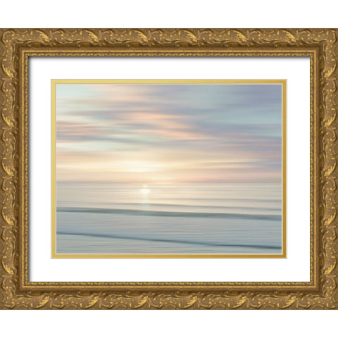 Coastal Light II Gold Ornate Wood Framed Art Print with Double Matting by Olsen, Maggie