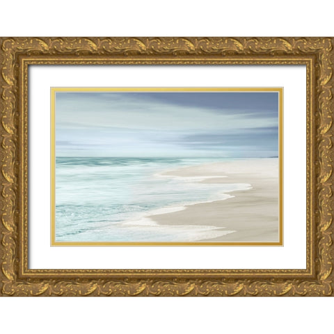 High Tide I Gold Ornate Wood Framed Art Print with Double Matting by Olsen, Maggie