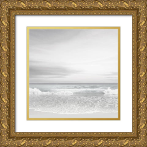 The Surf II Gold Ornate Wood Framed Art Print with Double Matting by Olsen, Maggie