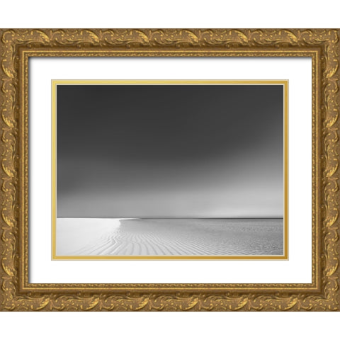 Waters Edge II Gold Ornate Wood Framed Art Print with Double Matting by Olsen, Maggie