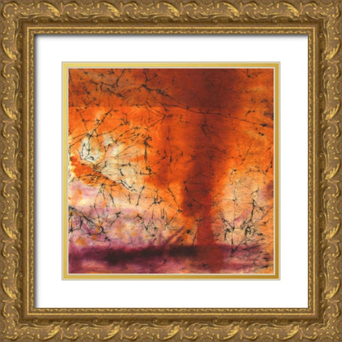 Copper Sky Gold Ornate Wood Framed Art Print with Double Matting by Oppenheimer, Michelle