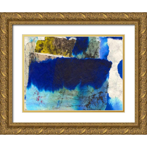 Dazed Gold Ornate Wood Framed Art Print with Double Matting by Oppenheimer, Michelle