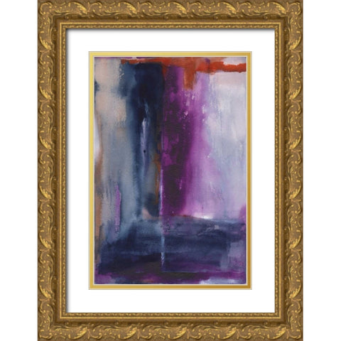 Amidst Gold Ornate Wood Framed Art Print with Double Matting by Oppenheimer, Michelle