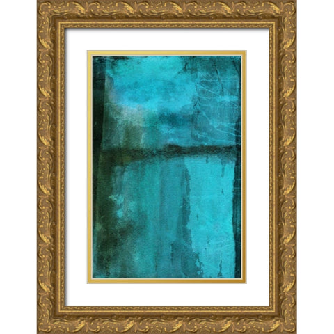 Essence Gold Ornate Wood Framed Art Print with Double Matting by Oppenheimer, Michelle