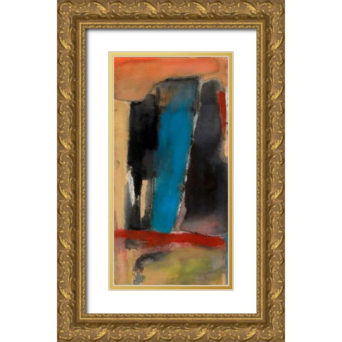 Hallicunation Gold Ornate Wood Framed Art Print with Double Matting by Oppenheimer, Michelle