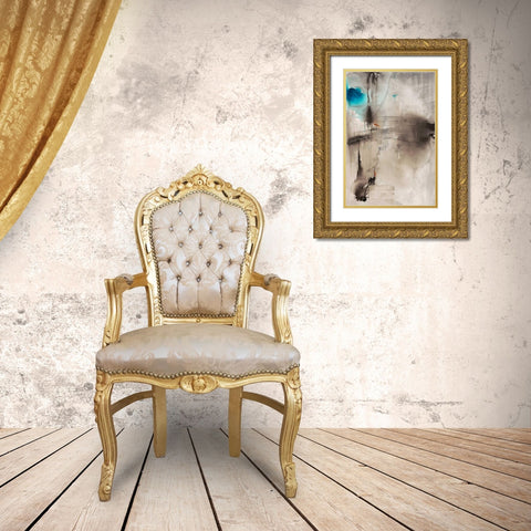 Breath Gold Ornate Wood Framed Art Print with Double Matting by Oppenheimer, Michelle