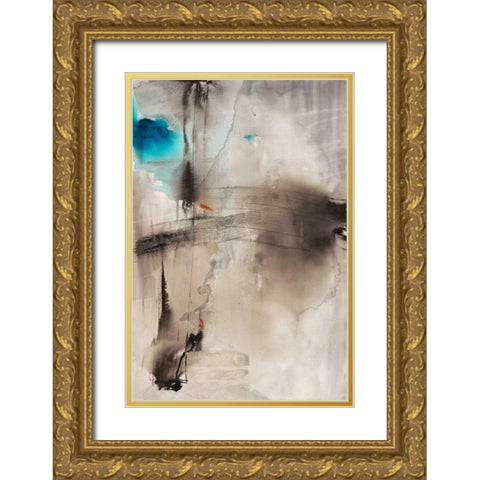 Breath Gold Ornate Wood Framed Art Print with Double Matting by Oppenheimer, Michelle