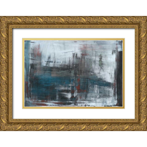 Move Gold Ornate Wood Framed Art Print with Double Matting by Oppenheimer, Michelle