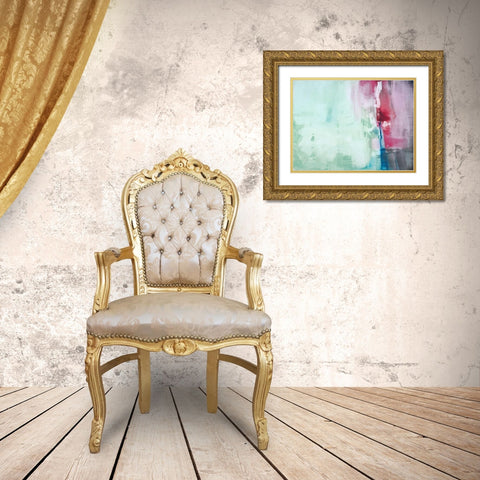 Harmony Gold Ornate Wood Framed Art Print with Double Matting by Oppenheimer, Michelle