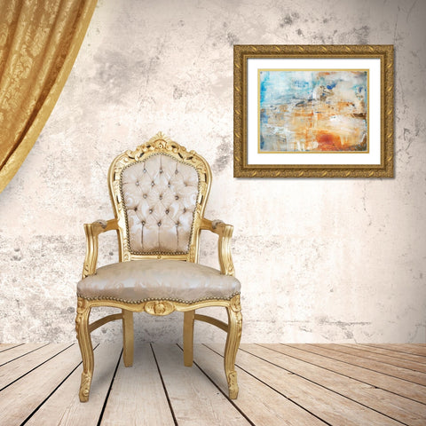 Cloud Burst Gold Ornate Wood Framed Art Print with Double Matting by Oppenheimer, Michelle
