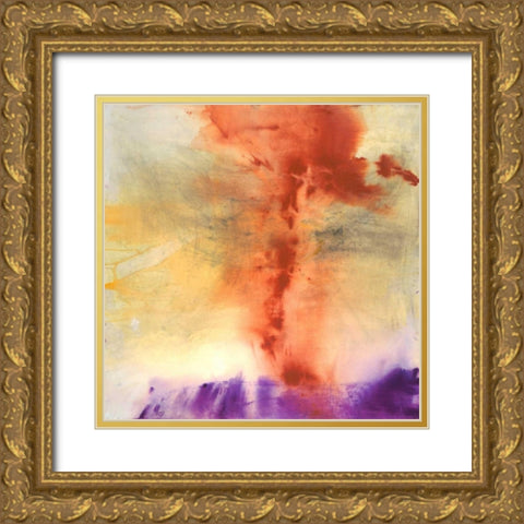 Angel Message Gold Ornate Wood Framed Art Print with Double Matting by Oppenheimer, Michelle