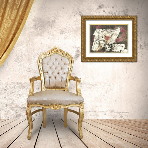 Under Consideration Gold Ornate Wood Framed Art Print with Double Matting by Oppenheimer, Michelle