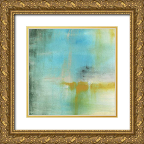Spectrum II Gold Ornate Wood Framed Art Print with Double Matting by Oppenheimer, Michelle