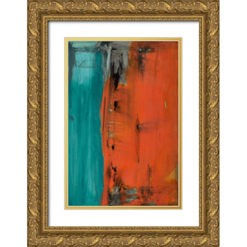 The Other Side Gold Ornate Wood Framed Art Print with Double Matting by Oppenheimer, Michelle