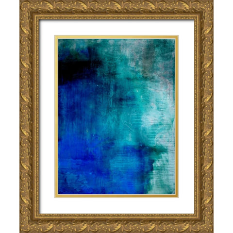 Deliberation Gold Ornate Wood Framed Art Print with Double Matting by Oppenheimer, Michelle