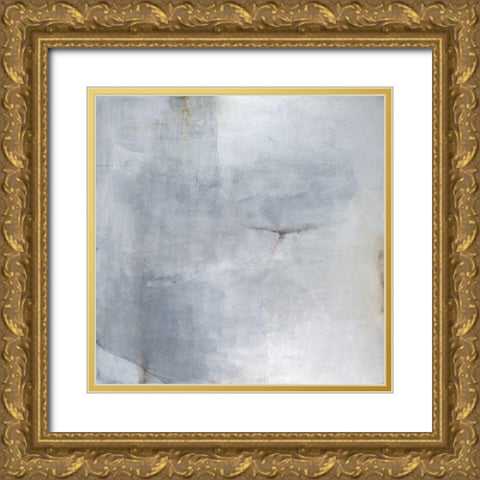 A Glimpse III Gold Ornate Wood Framed Art Print with Double Matting by Oppenheimer, Michelle
