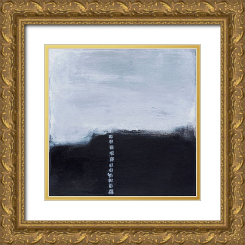 Staircase II Gold Ornate Wood Framed Art Print with Double Matting by Oppenheimer, Michelle