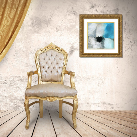 Petals Gold Ornate Wood Framed Art Print with Double Matting by Oppenheimer, Michelle