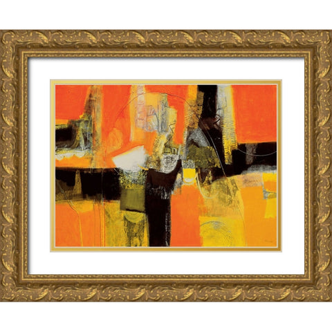 Sensazioni destate Gold Ornate Wood Framed Art Print with Double Matting by Piovan, Maurizio