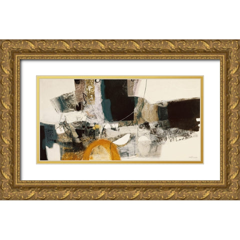 Tanti perch Gold Ornate Wood Framed Art Print with Double Matting by Piovan, Maurizio