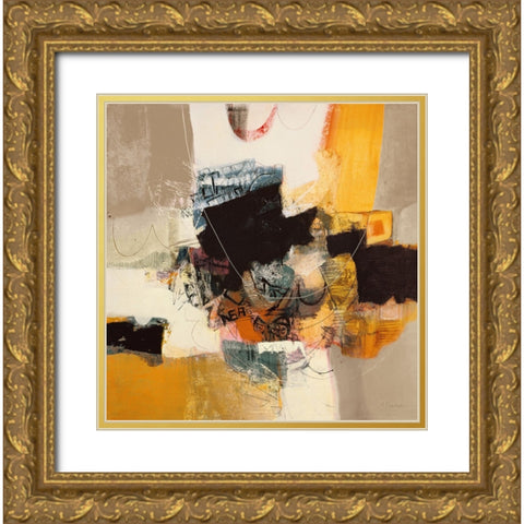 Un ricordo Gold Ornate Wood Framed Art Print with Double Matting by Piovan, Maurizio