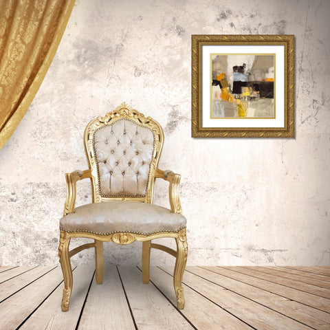 Insieme Gold Ornate Wood Framed Art Print with Double Matting by Piovan, Maurizio