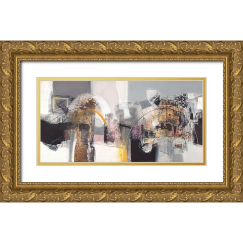 Un passo dopo laltro Gold Ornate Wood Framed Art Print with Double Matting by Piovan, Maurizio