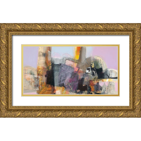 Trasparenze Gold Ornate Wood Framed Art Print with Double Matting by Piovan, Maurizio