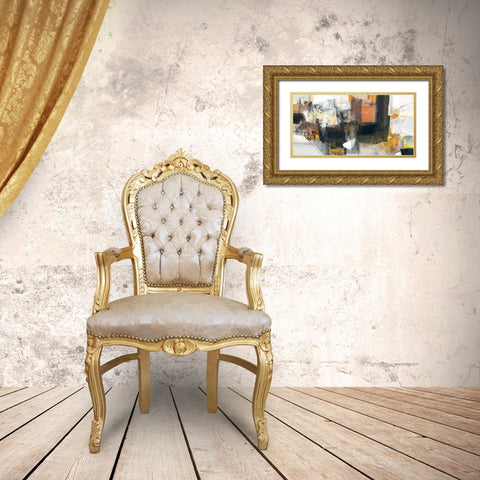 Tutta unaltra cosa Gold Ornate Wood Framed Art Print with Double Matting by Piovan, Maurizio