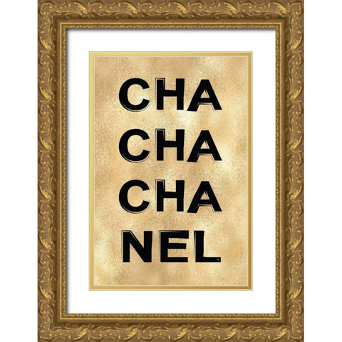 Chachanel Gold Ornate Wood Framed Art Print with Double Matting by Pavlova, Martina
