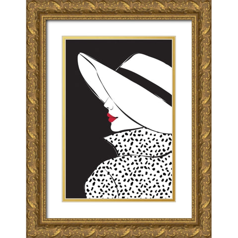 Blair II Gold Ornate Wood Framed Art Print with Double Matting by Pavlova, Martina