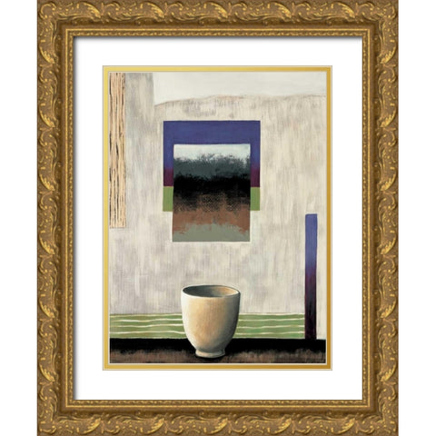 Tranquil I Gold Ornate Wood Framed Art Print with Double Matting by Richardson, Melissa