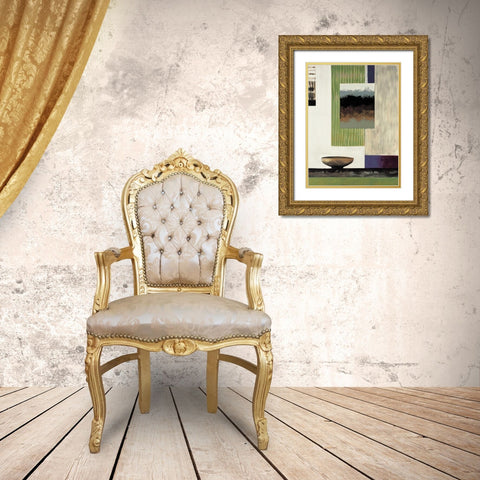 Tranquil II Gold Ornate Wood Framed Art Print with Double Matting by Richardson, Melissa
