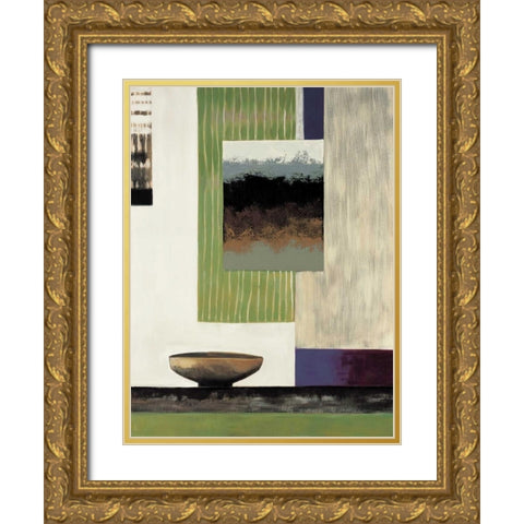 Tranquil II Gold Ornate Wood Framed Art Print with Double Matting by Richardson, Melissa