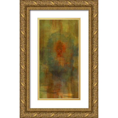 Passages Tryptic Center Gold Ornate Wood Framed Art Print with Double Matting by Tienhaara, Michael