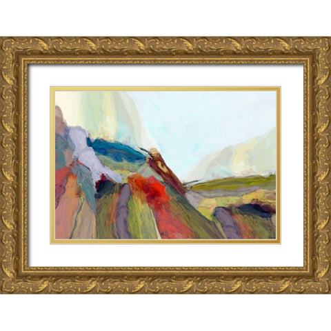 Progression I Gold Ornate Wood Framed Art Print with Double Matting by Tienhaara, Michael