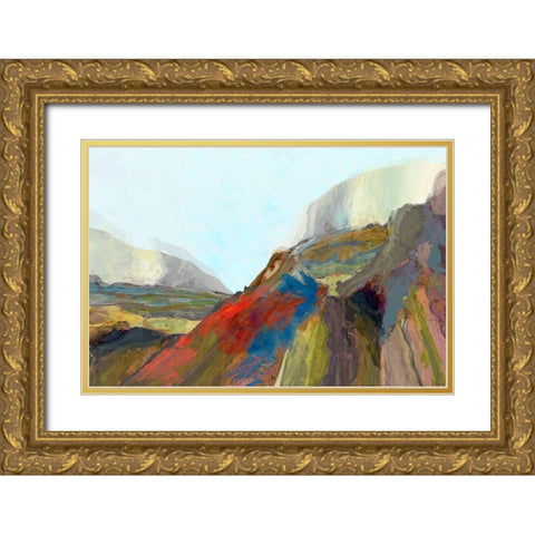 Progression II Gold Ornate Wood Framed Art Print with Double Matting by Tienhaara, Michael