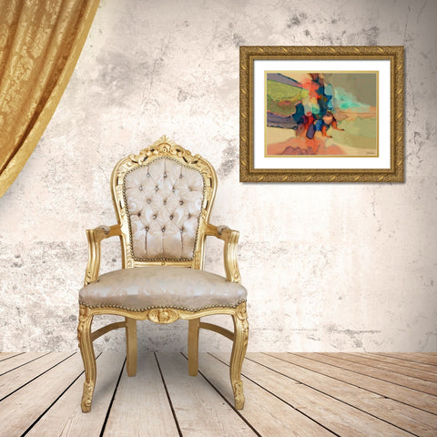 Progression IV Gold Ornate Wood Framed Art Print with Double Matting by Tienhaara, Michael