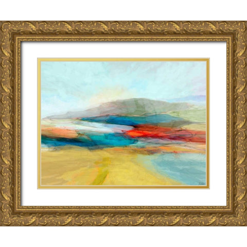 Transformation I Gold Ornate Wood Framed Art Print with Double Matting by Tienhaara, Michael